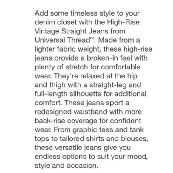 Women's 90's High-Rise Vintage Straight Jeans Universal Thread Light Blue Size 2 - Picture 4 of 13